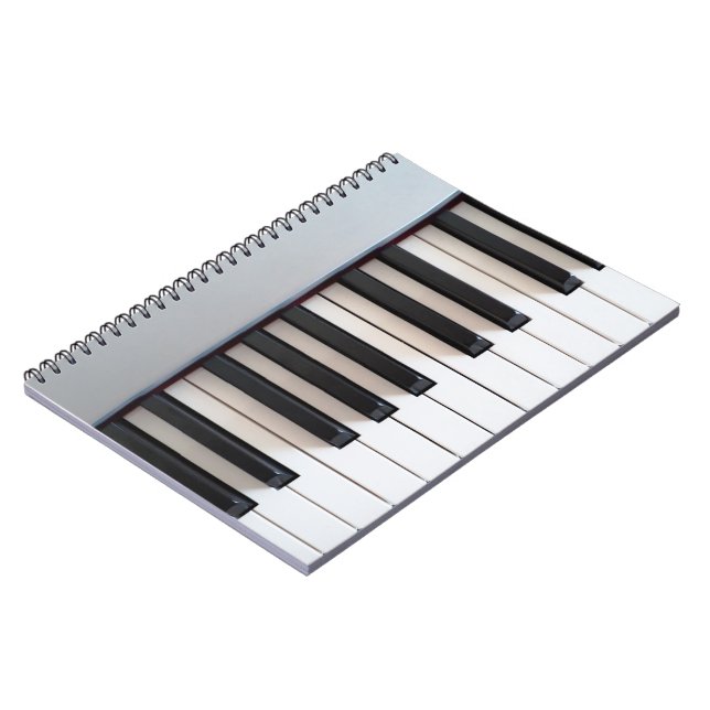 Digital piano tangentbord anteckningsbok (Vänstra Sidan)