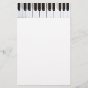 Digital piano tangentbord brevpapper