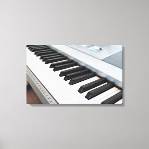 Digital piano tangentbord canvastryck