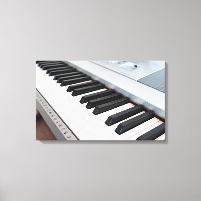 Digital piano tangentbord canvastryck (Framsida)