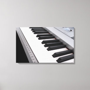 Digital piano tangentbord canvastryck