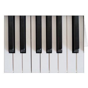 Digital piano tangentbord hälsningskort