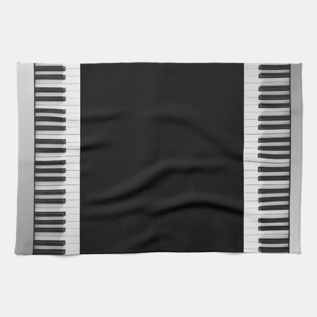 Digital piano tangentbord kökshandduk (Horisontell)