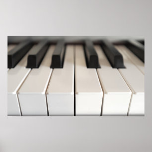 Digital piano tangentbord poster