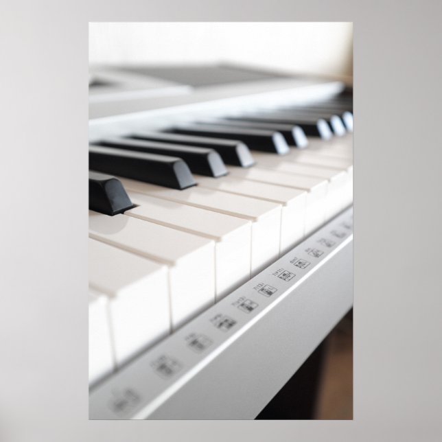Digital piano tangentbord poster (Framsidan)