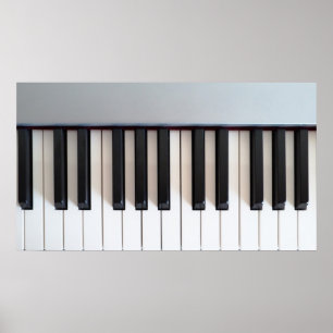 Digital piano tangentbord poster