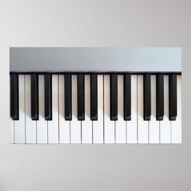 Digital piano tangentbord poster (Framsidan)
