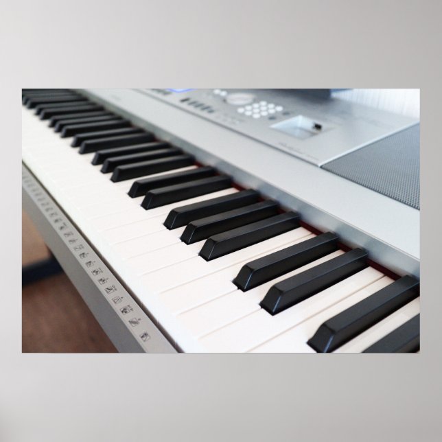 Digital piano tangentbord poster (Framsidan)