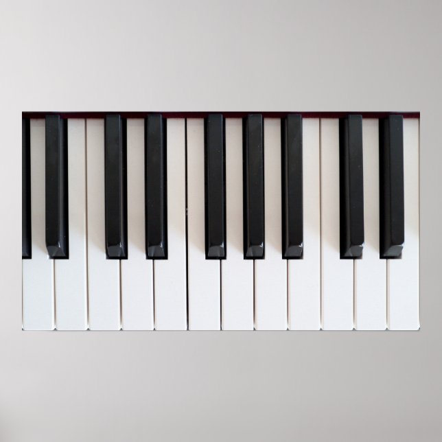 Digital piano tangentbord poster (Framsidan)