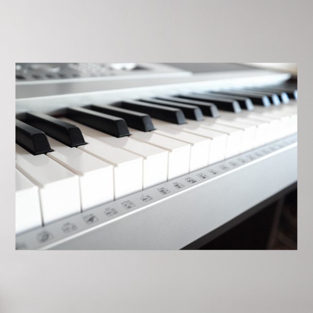 Digital piano tangentbord poster (Framsidan)