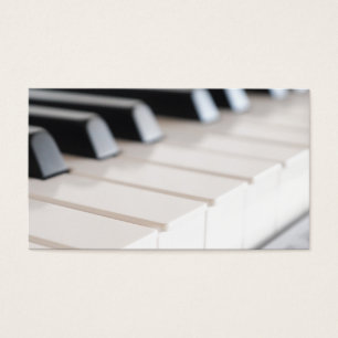 Digital piano tangentbord visitkort