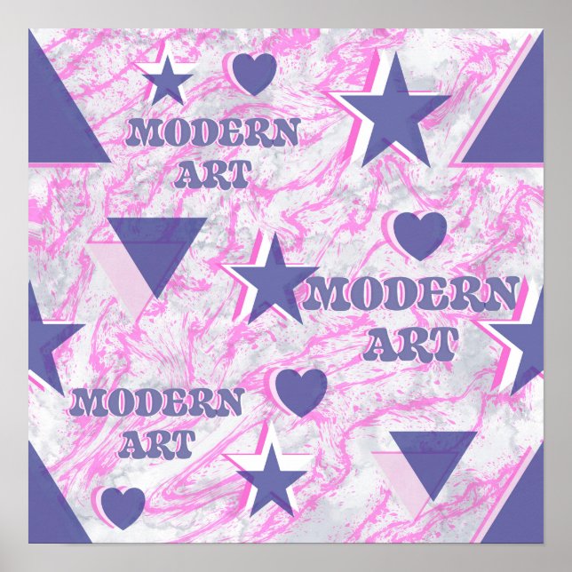 DIGITAL poster “MODERN ART” (Framsidan)