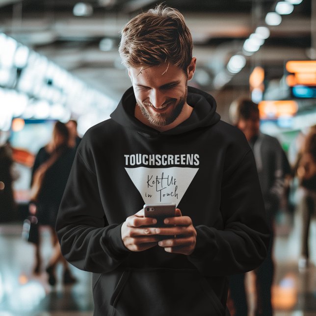 Digital pulsslag hoodie (From taps to ties, some connections go deeper than words.)