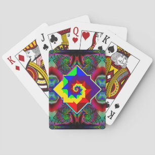 Digital Rainbow Spiral Casinokort