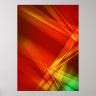 DIGITAL RANDO-GRÖNT FÖR RÖD GULT, abstrakt-bakgrun Poster