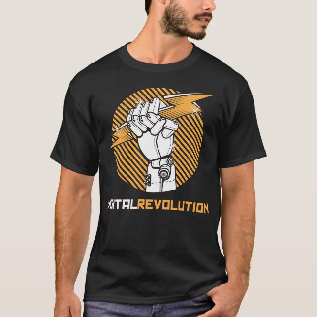 Digital revolution t shirt (Framsida)