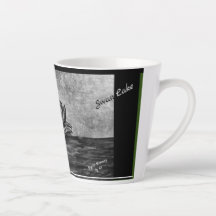 Digital ritning Svan Sjö LS Latte Mugg
