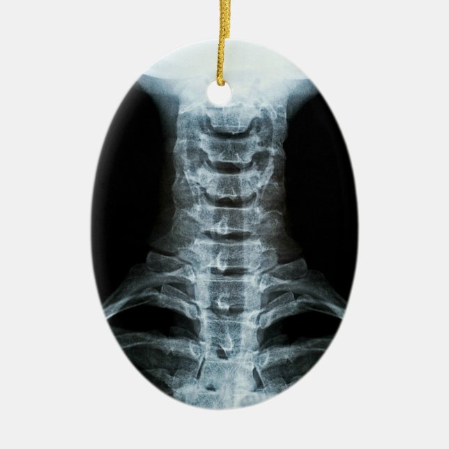 Digital röntgar konst (tillbaka text för julgransprydnad keramik (Framsidan)