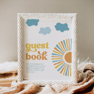 Digital Sol Guest Bok-tecken Poster
