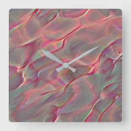 Digital sten i platinskugga, levande korall eller  fyrkantig klocka