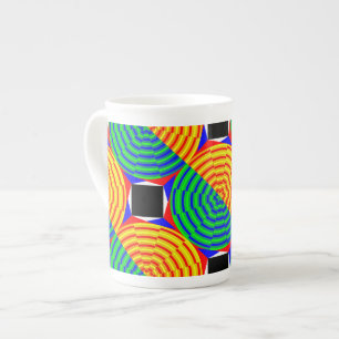 Digital Sunrise av Kenneth Yoncich Benporslin Mugg
