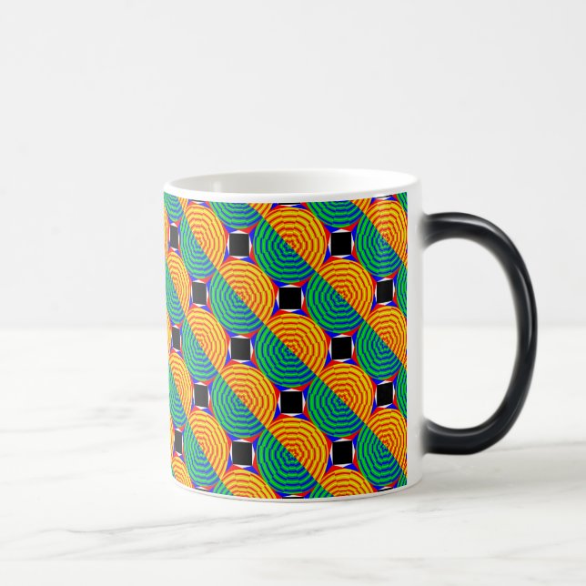 Digital Sunrise av Kenneth Yoncich Magisk Mugg (Höger)