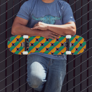 Digital Sunrise av Kenneth Yoncich Mini Skateboard Bräda 18,7 Cm