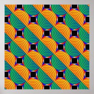 Digital Sunrise av Kenneth Yoncich Poster