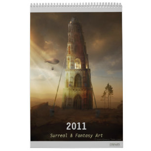 Digital Surreal & Fantasy Art 2011 - väggkalender Kalender