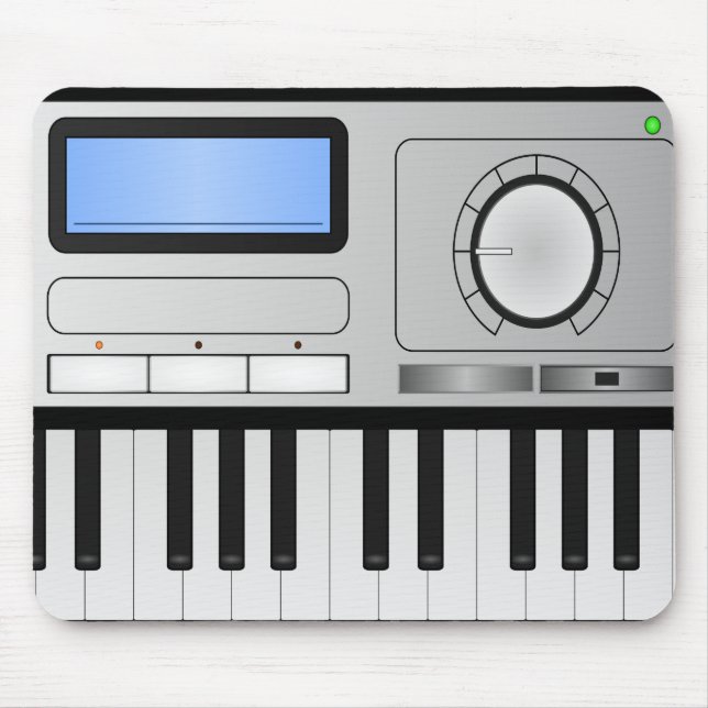 Digital synttangentbord Mousepad Musmatta (Framsidan)
