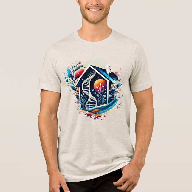 Digital T-Shirt - Chrome House Art (Framsida)