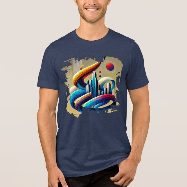 Digital T-Shirt - Urban Graffiti (Framsida)