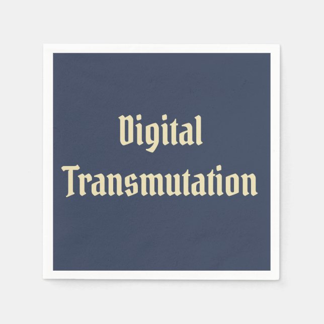 Digital transmutation pappersservett (Framsidan)