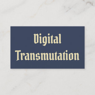 Digital transmutation visitkort