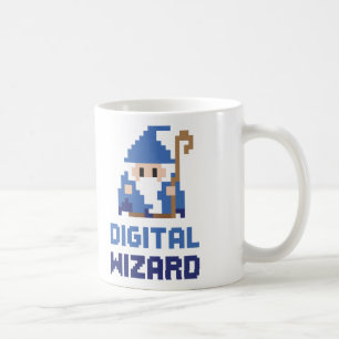Digital trollkarl kaffemugg
