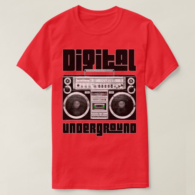 Digital underjord t shirt (Design framsida)