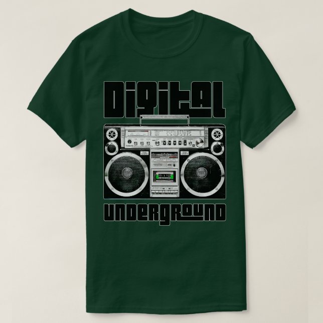 Digital underjord t shirt (Design framsida)