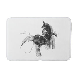 Digital Unicorn Figur - Anpassningsbar, Färg Badrumsmatta