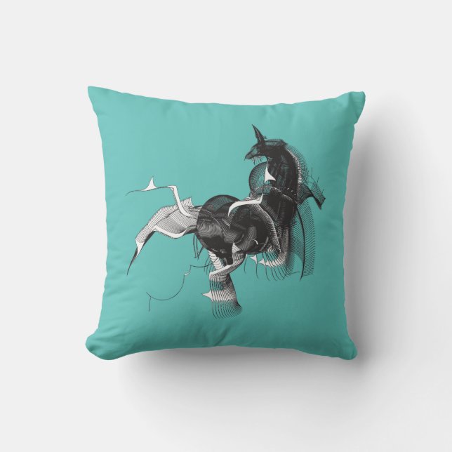 Digital Unicorn Kudde (Framsida)