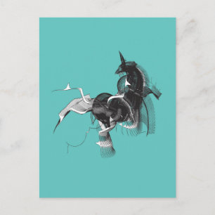 Digital Unicorn Vykort