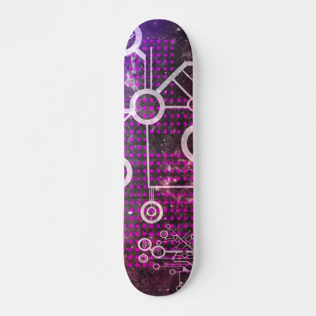 Digital Universe Mini Skateboard Bräda 18,5 Cm (Framsida)