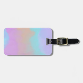 Digital utskrift av Cotton Candy Swirl Bagagebricka