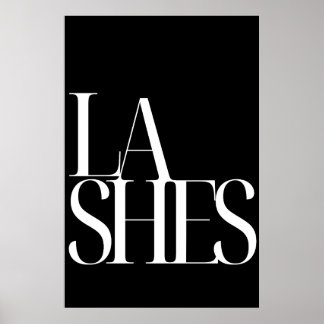Digital utskrivbar Lash-Poster - Eyelash-tillägg Poster