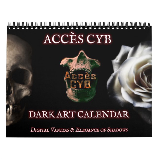 Digital Vanitas Wall Calendar – Horizontal Kalender (Omslag)
