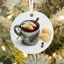 digital vattenfärgsillustration av en mysigt vinte