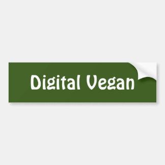 Digital Vegan Bildekal
