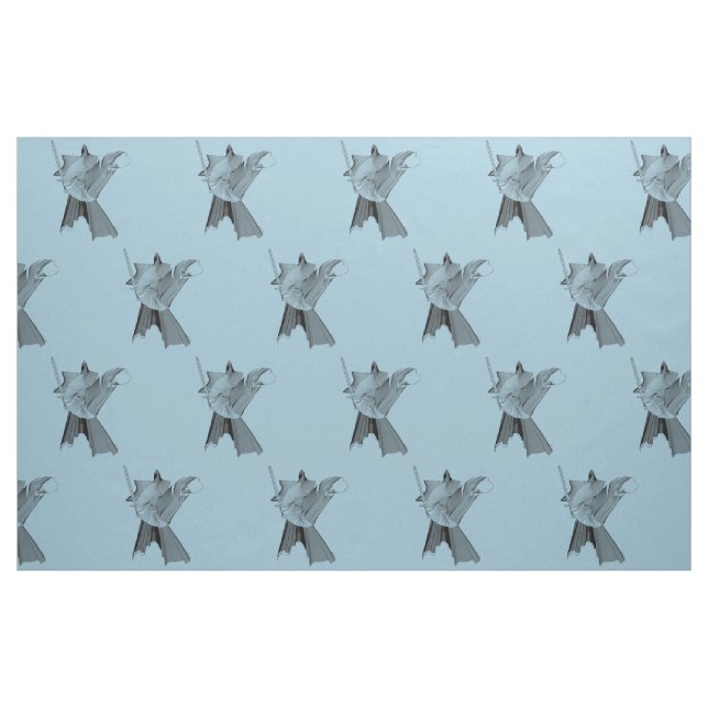 Digital Warrior Figur - Anpassningsbarnas bakgrund Tyg (Fat Quarter)