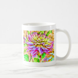Digital Watercolor Dahlia Gift Kaffemugg