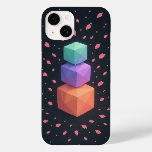 Digital Zen Garden - Futuristiska Lugn iphone case