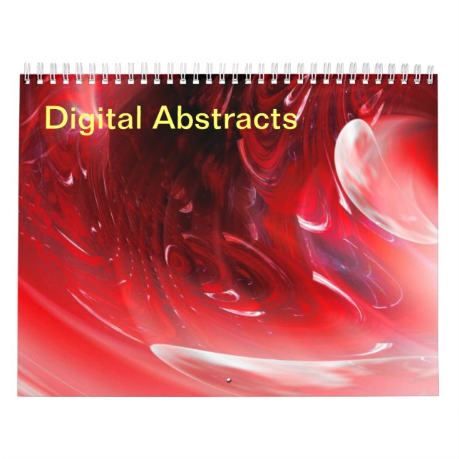 Digitala Abstrakter Kalender (Omslag)